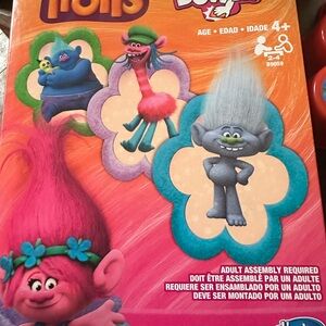 Trolls Vibrant Pink and Blue Doll Set